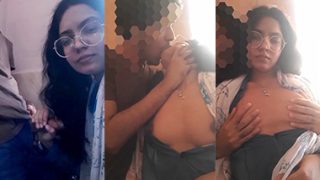 Indian Sexy Chasmish Gf Submissive Boobs XXX Porn