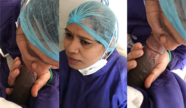 Nurse Aunty Blowjob Fucking Hard With Doctor In Hospital