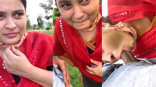 Telugu Desi Village Girl deep Blowjob Outdoor